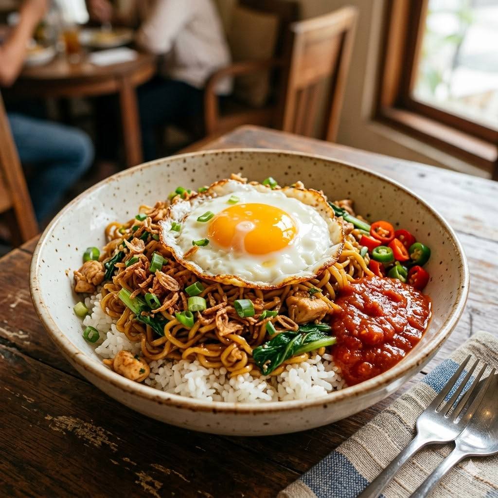 Rice Bowl Indomie Goreng Original Rice Bowl Mantul